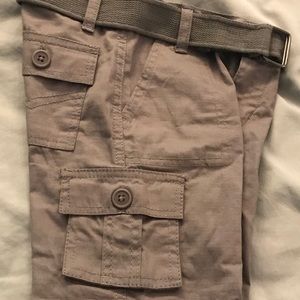 Boys cargo style shorts size 6
